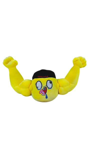 Muscle Head Plushie | Exclusive Mega Noob Simulator Merch – OTL MERCH HOUSE